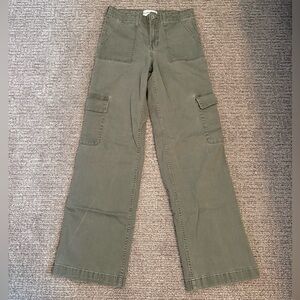 Abercrombie Kids Girls Green Cargo Pants